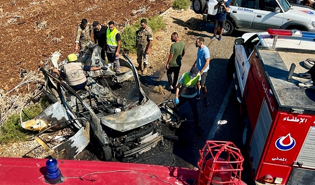 الجيش الإسرائيلي يستهدف مستودع أسلحة ومبان عسكريّة لحزب الله بجنوب لبنان